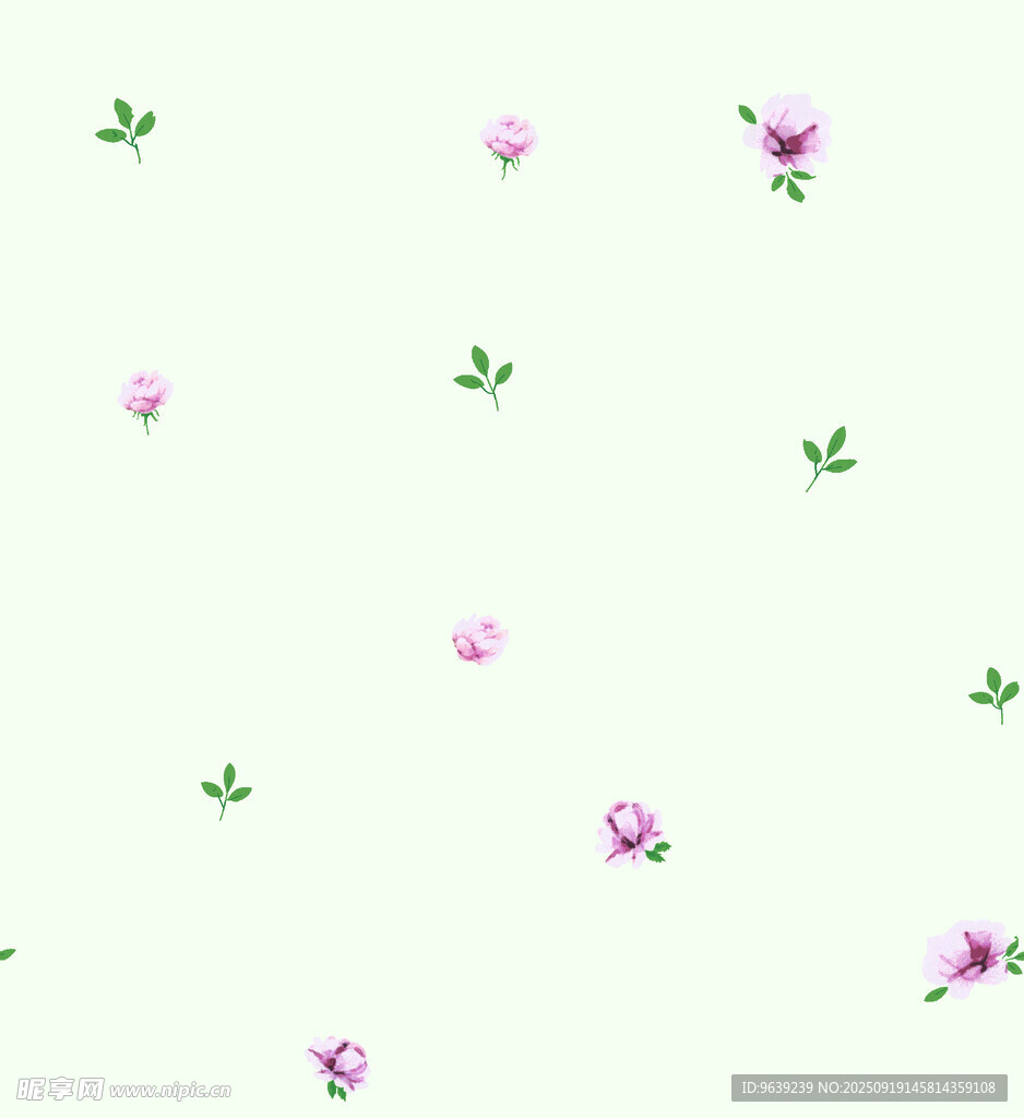 淡粉小花簡(jiǎn)約背景圖案
