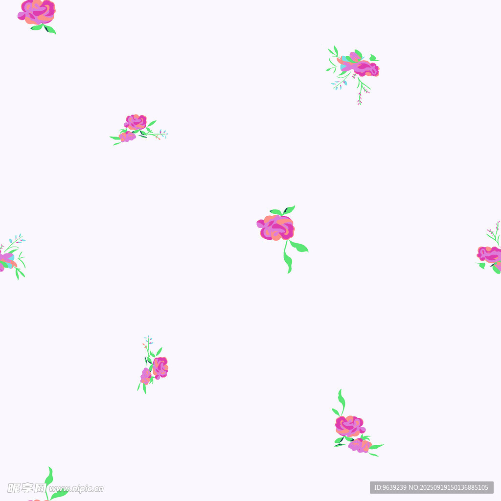 粉色花卉簡(jiǎn)約圖案背景