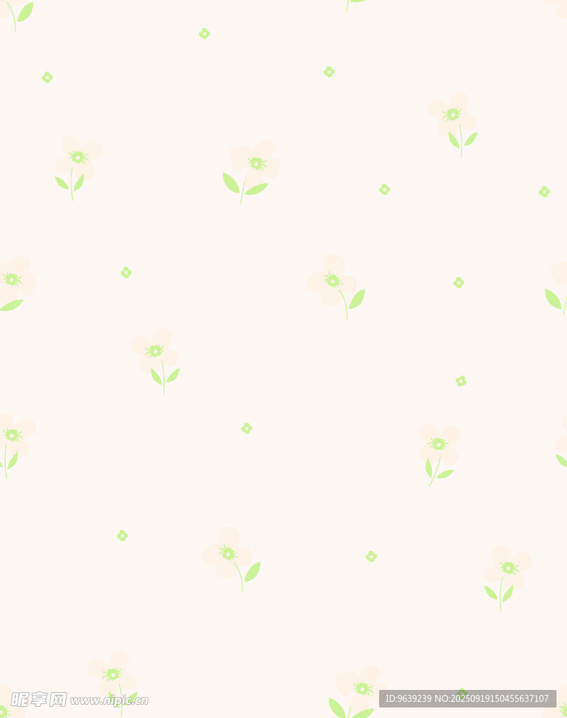 淡綠色碎花簡(jiǎn)約背景圖