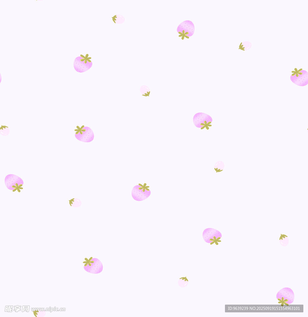 粉色小花簡約背景圖案