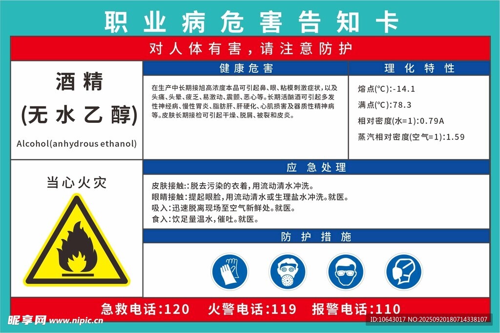 職業(yè)病危害告知卡