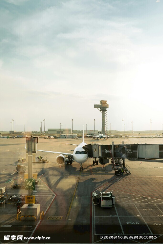 機(jī)場(chǎng)停機(jī)坪場(chǎng)景