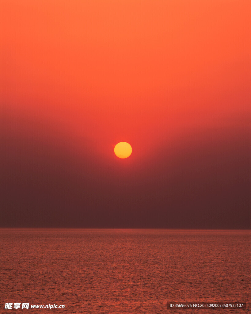 海上落日美景