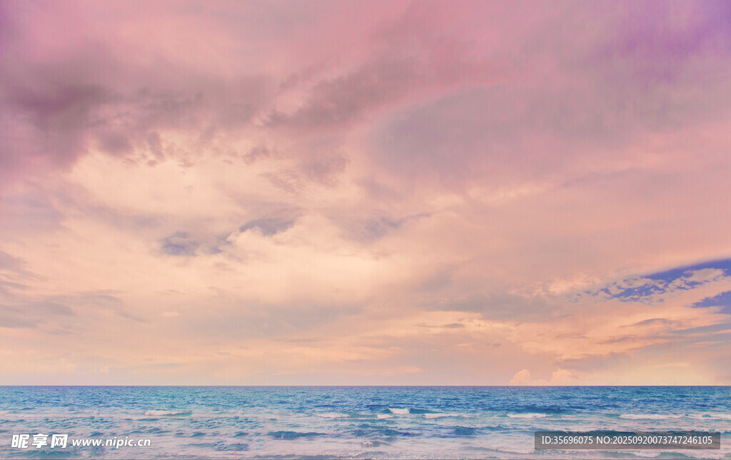 夢(mèng)幻海邊天空美景