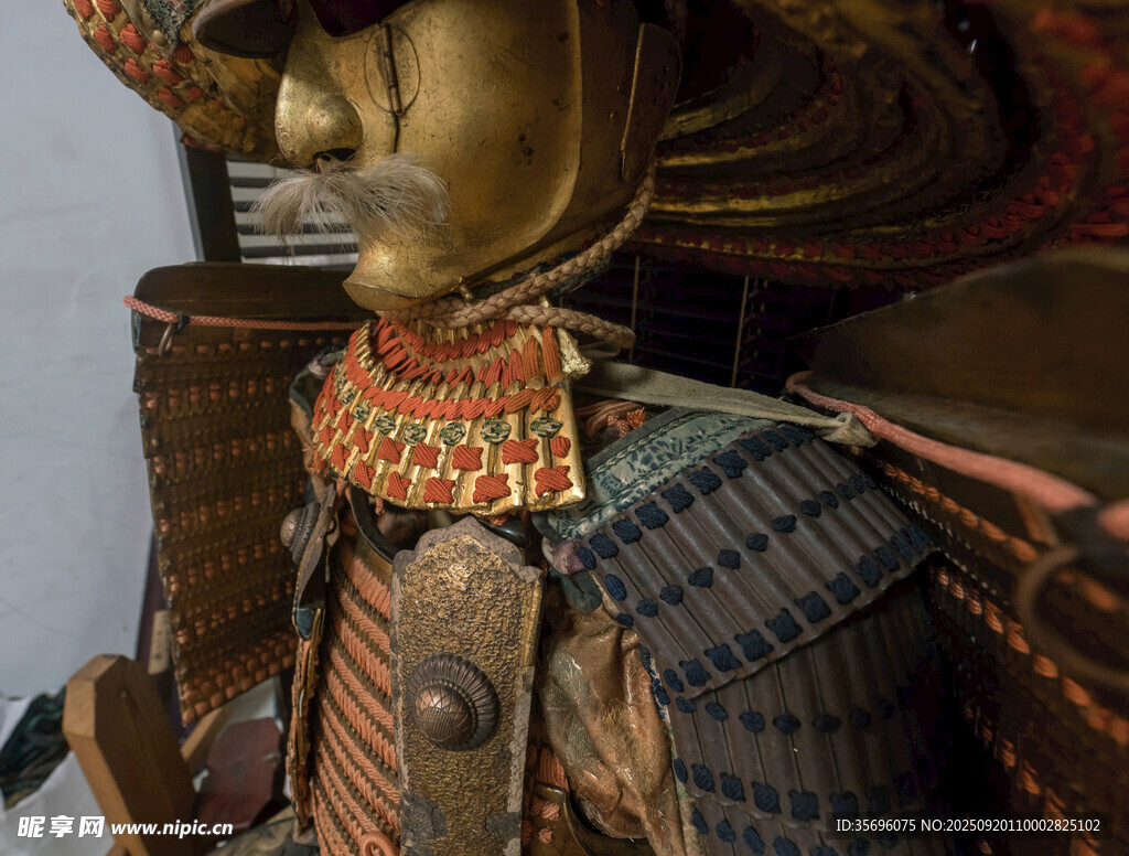 日本武士盔甲細(xì)節(jié)展示