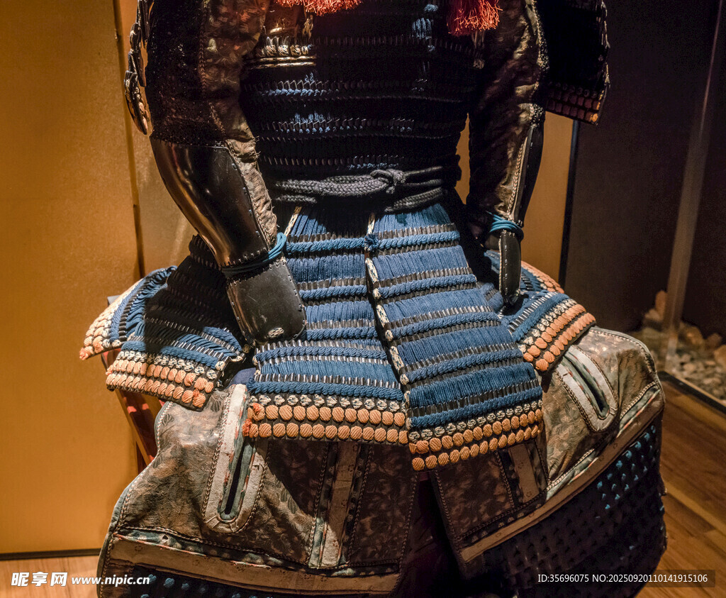 日本武士鎧甲展示