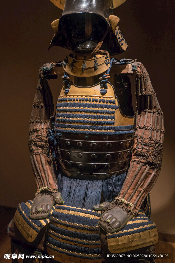 日本武士鎧甲展示