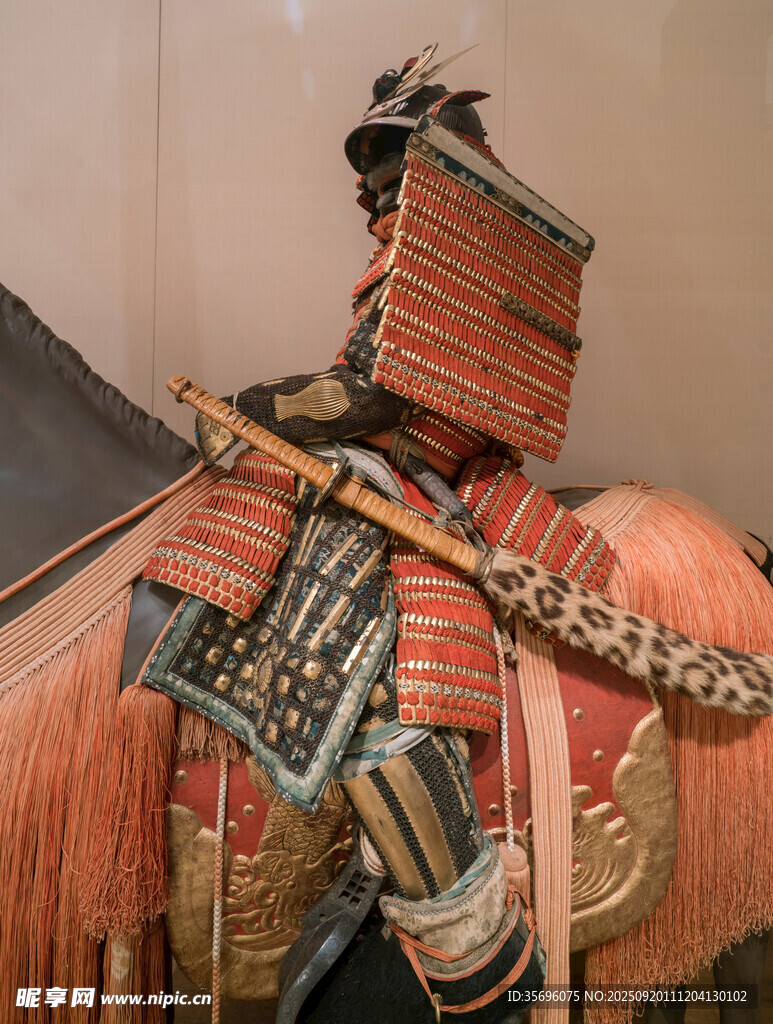 日本古代武士鎧甲展示