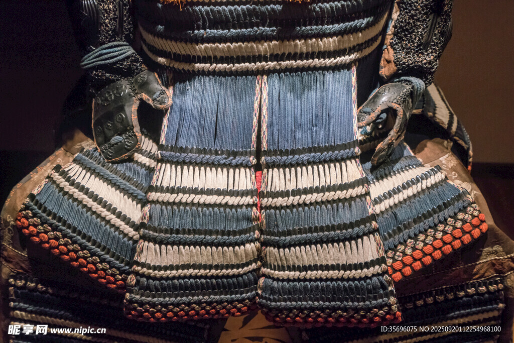 古代武士鎧甲細節(jié)展示