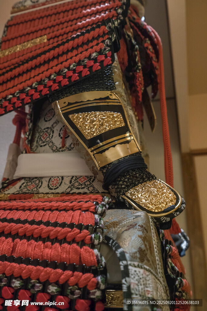 日本傳統(tǒng)武士鎧甲局部