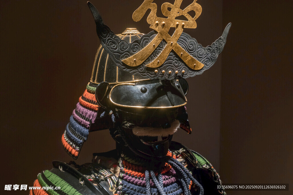 日本武士頭盔展示