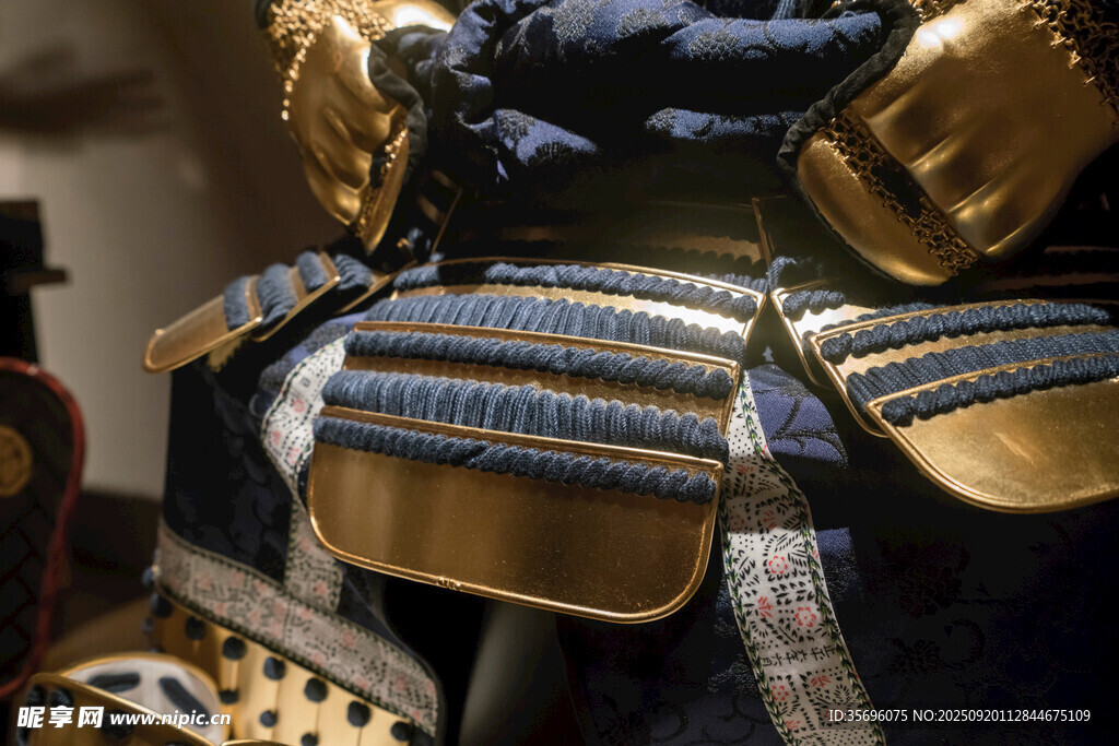 日本武士鎧甲展示