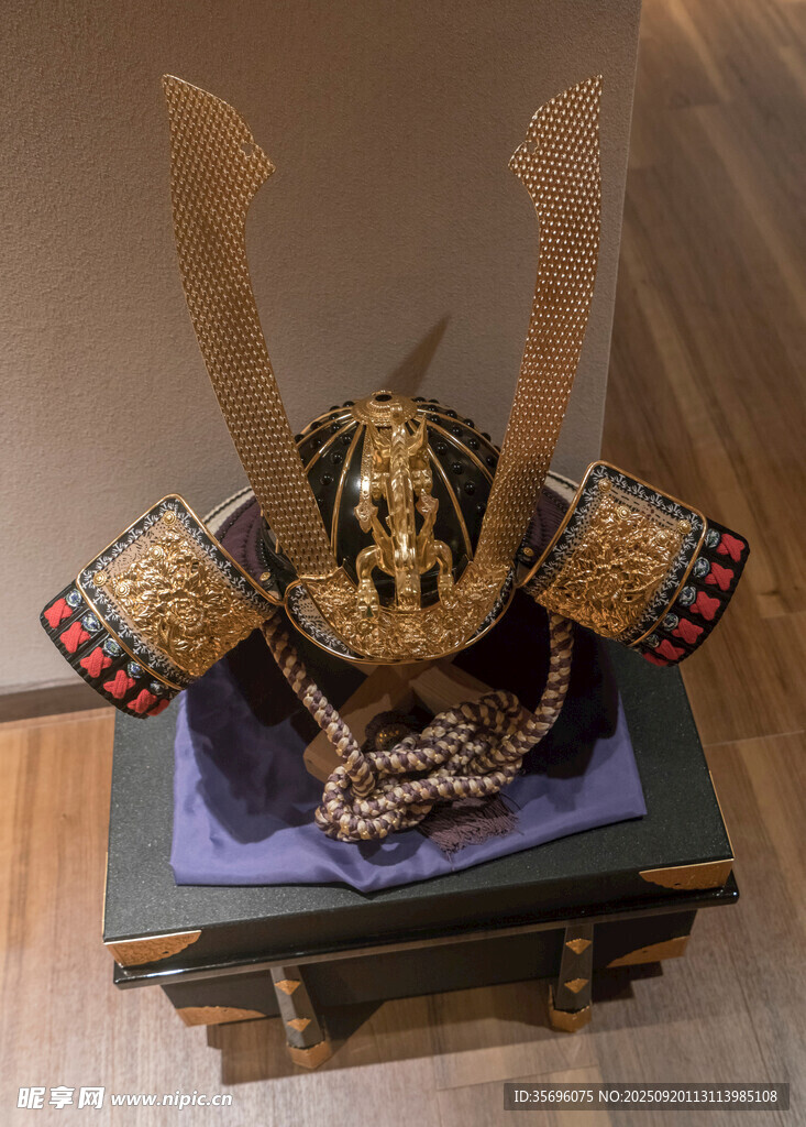 日本武士頭盔展示
