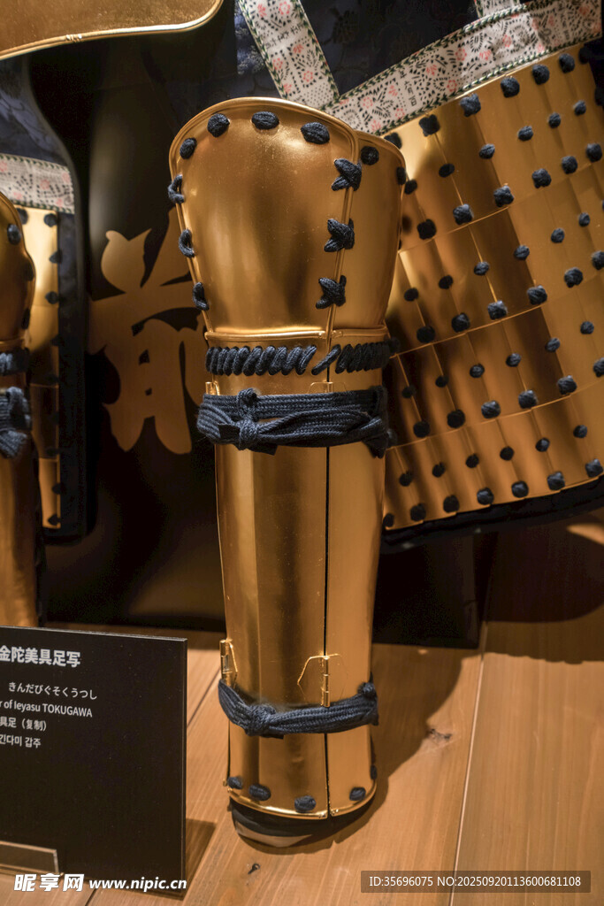 古代金色戰(zhàn)甲護(hù)臂展示