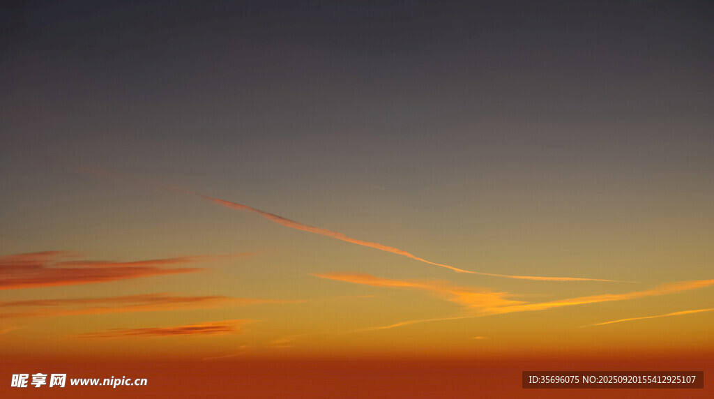絢麗黃昏天空美景
