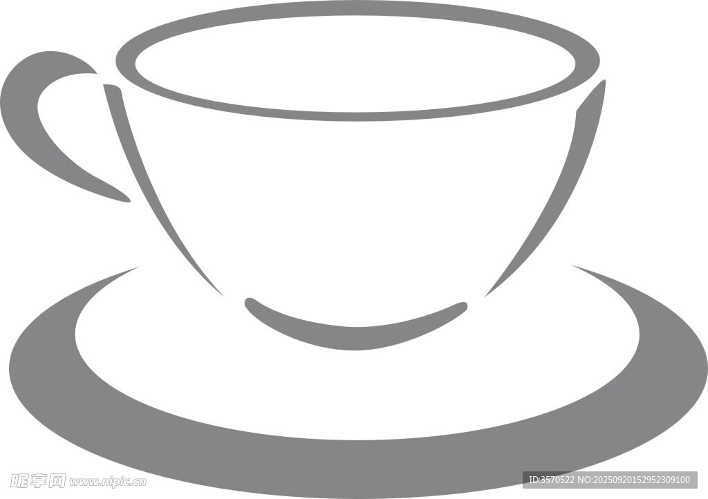 簡(jiǎn)約咖啡杯圖標(biāo)