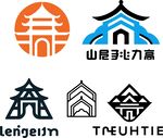 中式建筑風(fēng)格標(biāo)志設(shè)計(jì)