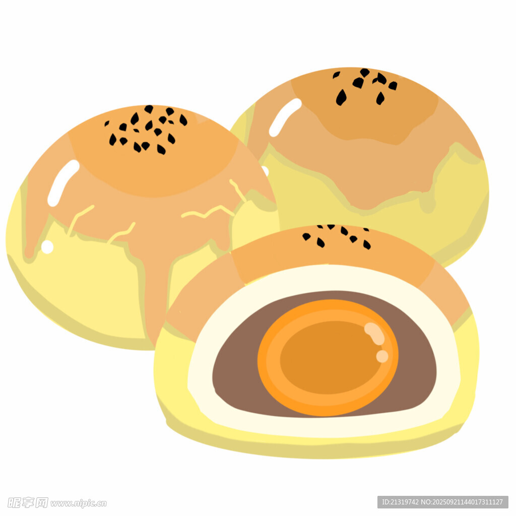 蛋黃酥素材