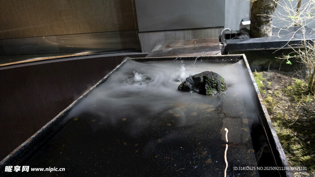 中式禪意水景景觀展示