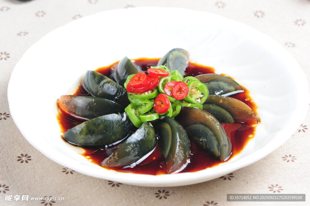 美味涼拌皮蛋