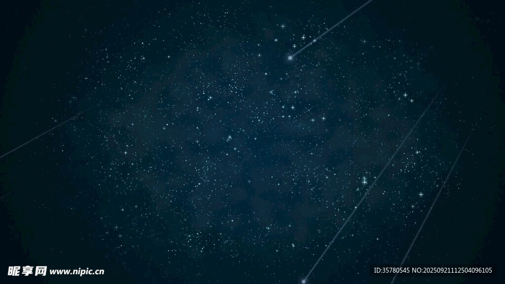 深邃星空下的神秘線條