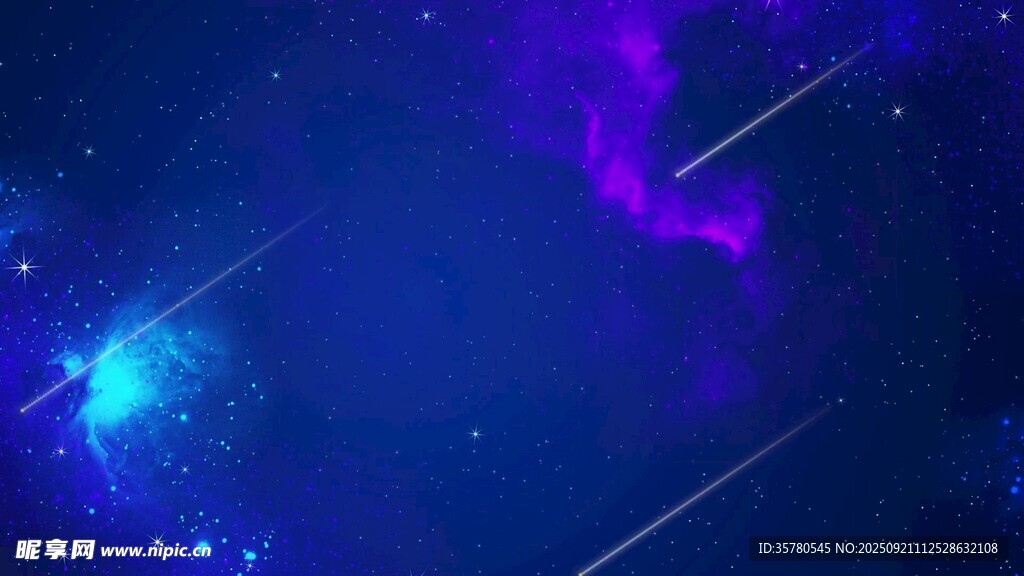 夢幻紫色星空背景圖