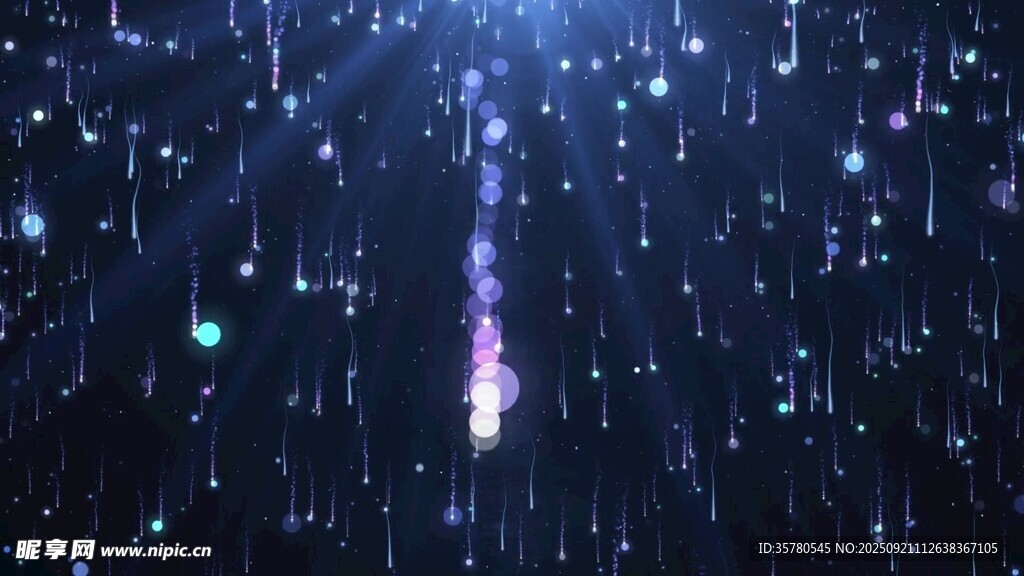 夢幻星空下的璀璨流星
