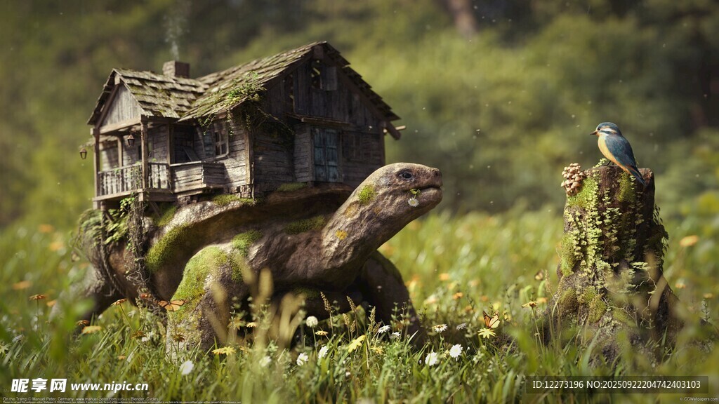 奇幻龜背小屋 