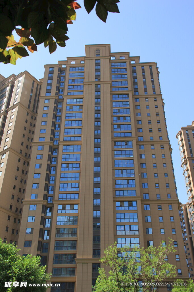 高層住宅樓外觀景觀