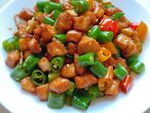 青椒炒肉丁