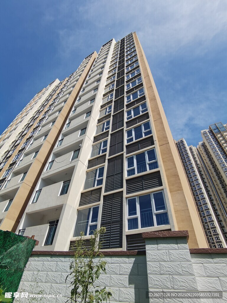 高層住宅樓外觀景致