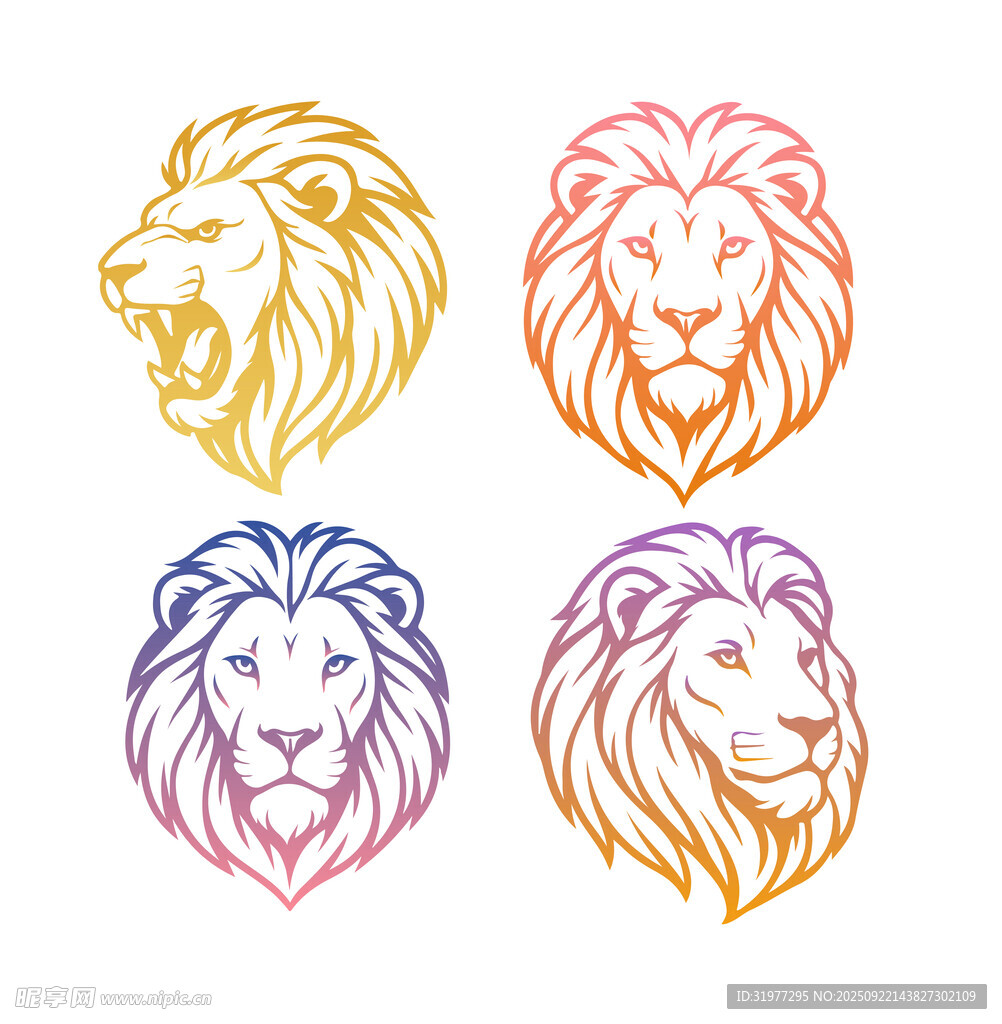 獅子頭像