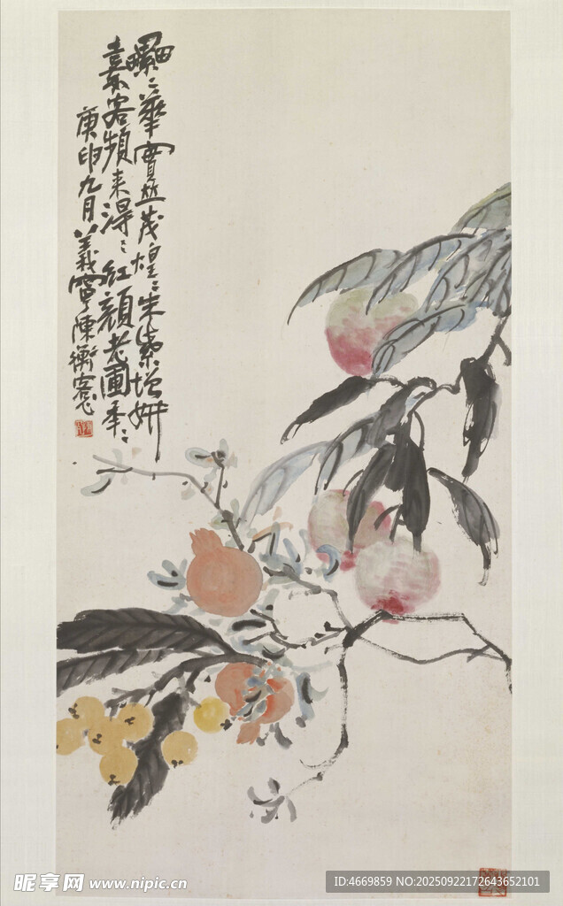 水墨花鳥圖