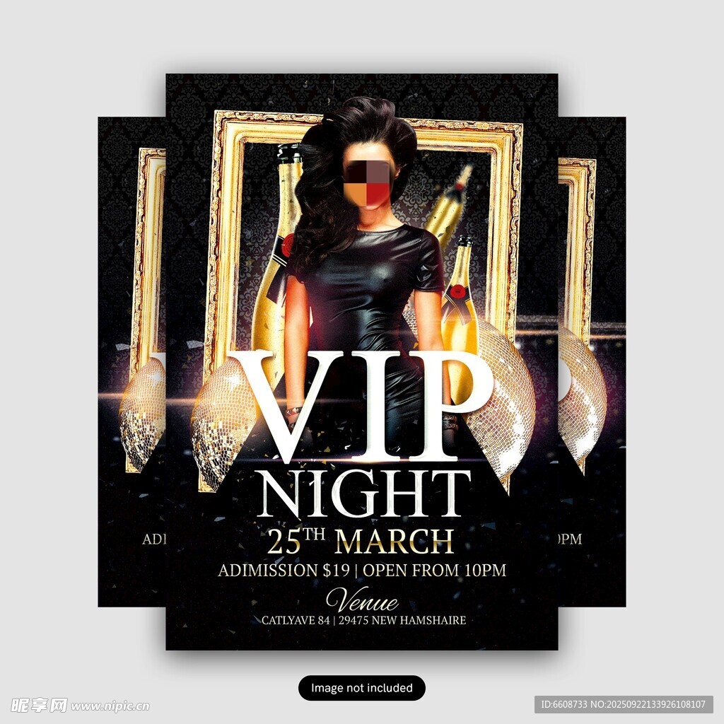 VIP之夜派對宣傳海報
