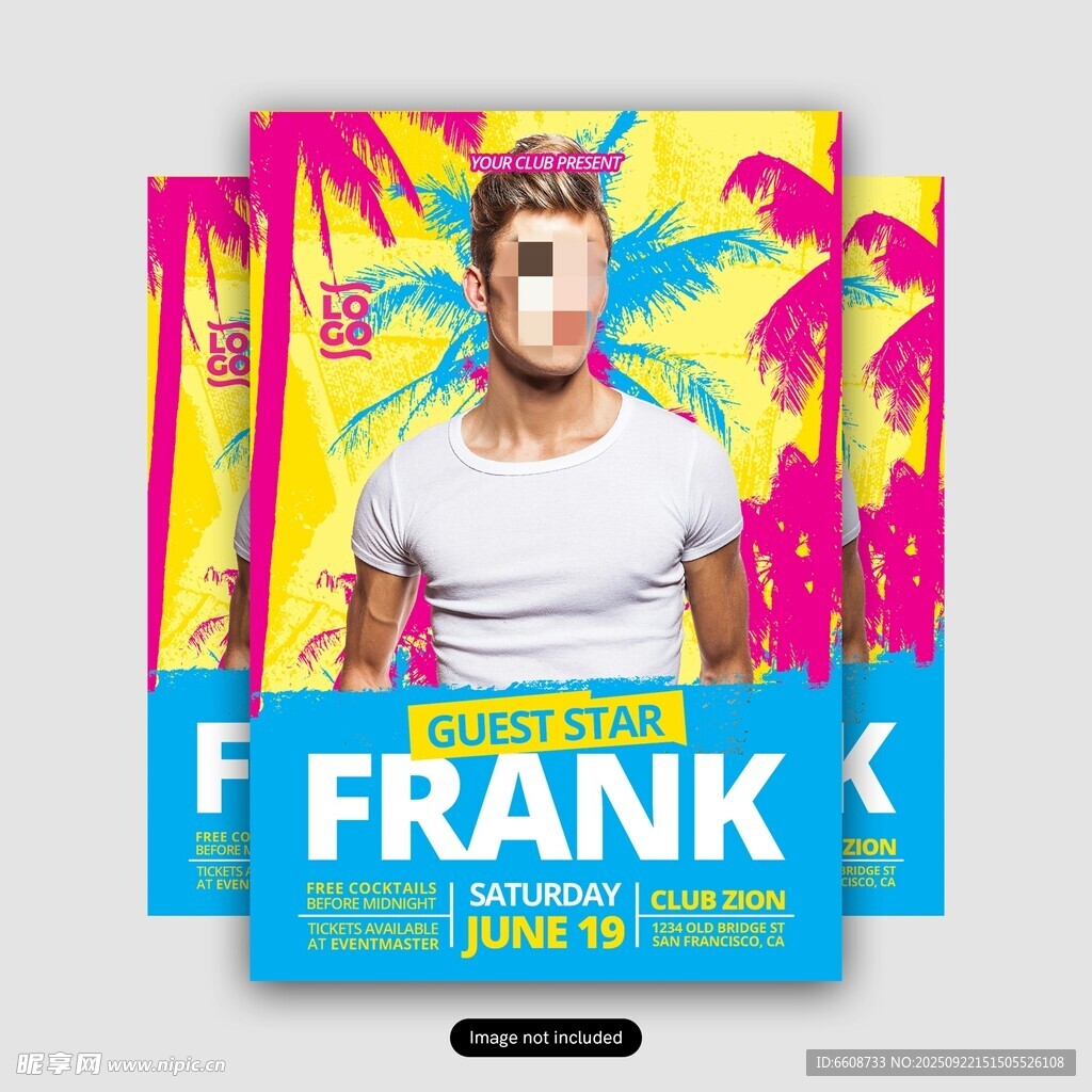 多彩時(shí)尚的Frank宣傳海報(bào)