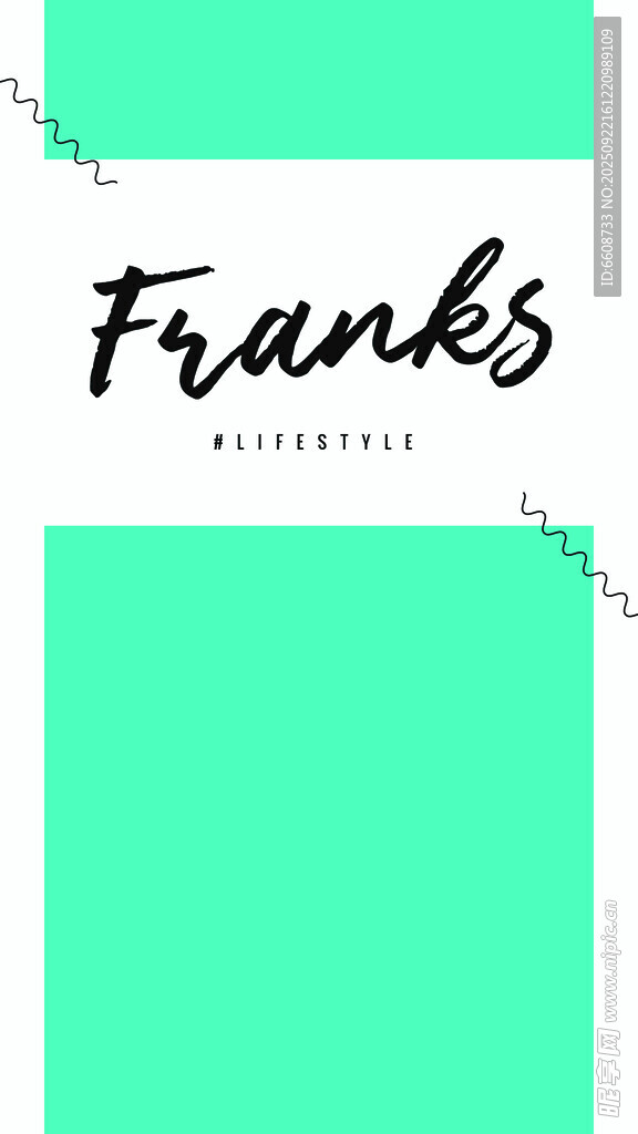 Franks品牌空白模板