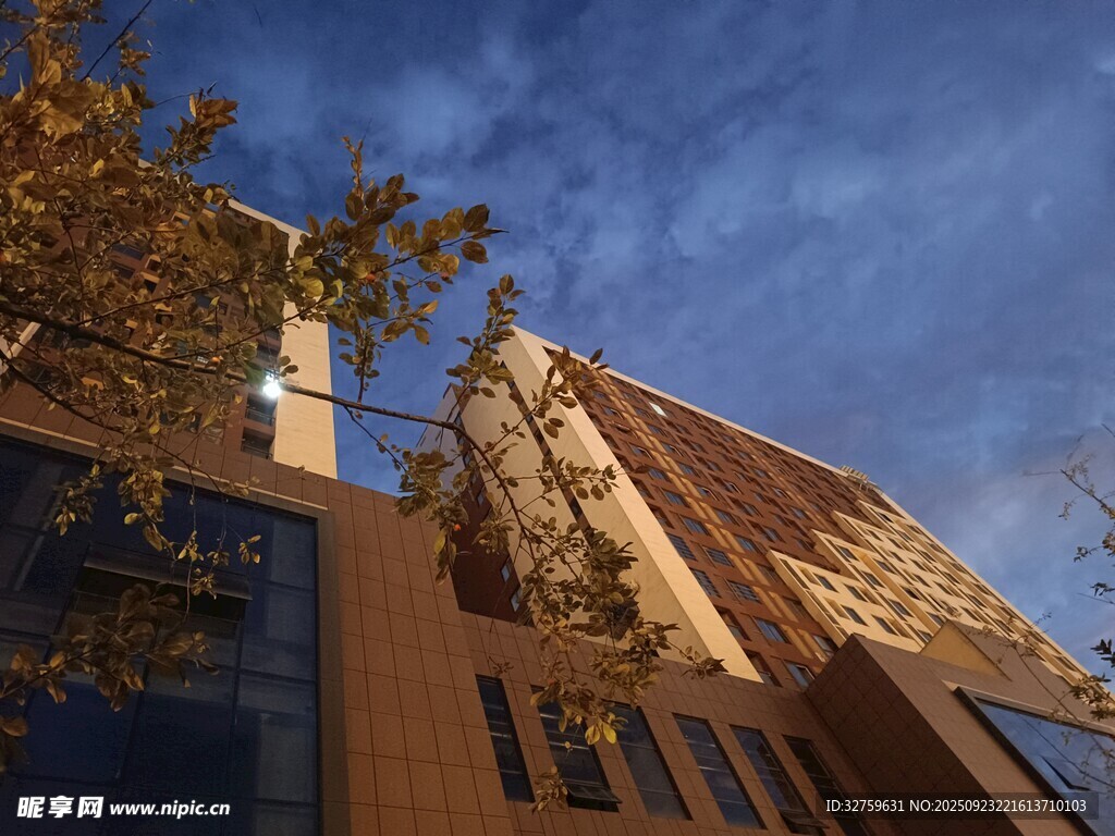 城市建筑仰視景觀