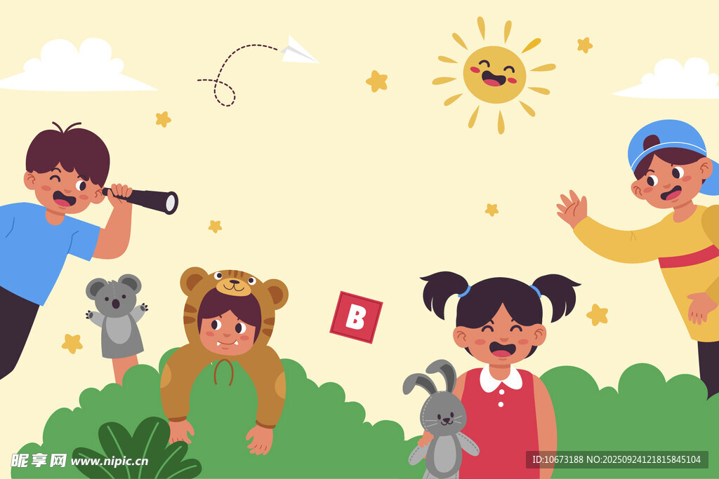 兒童戶外歡樂動物探索之旅