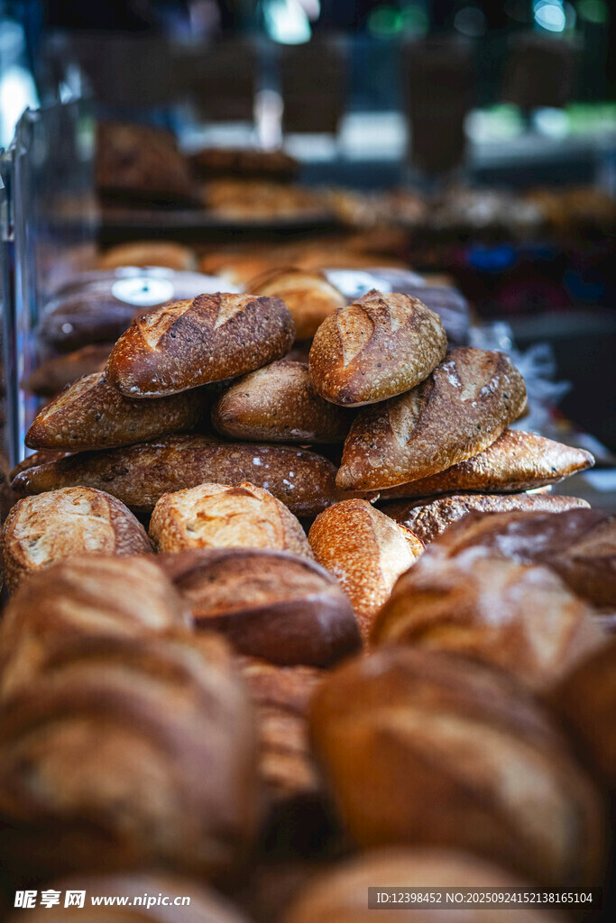 美味面包陳列展示