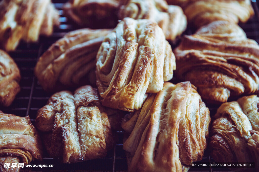 美味千層酥糕點(diǎn)特寫(xiě)