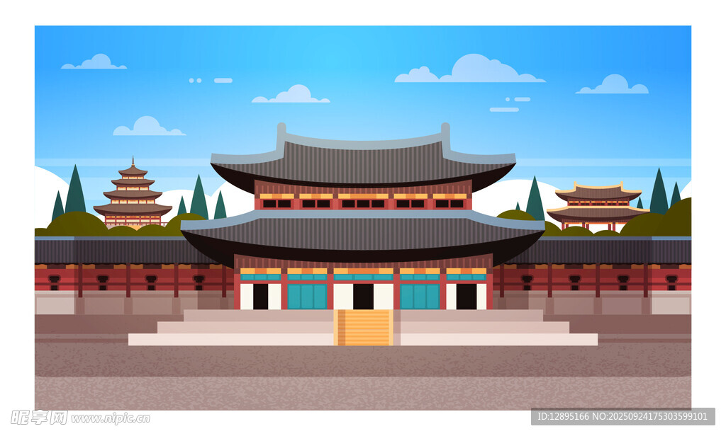 中式古建筑景觀