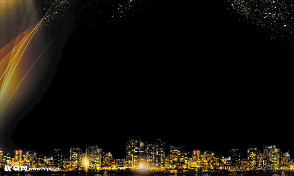 城市璀璨夜景
