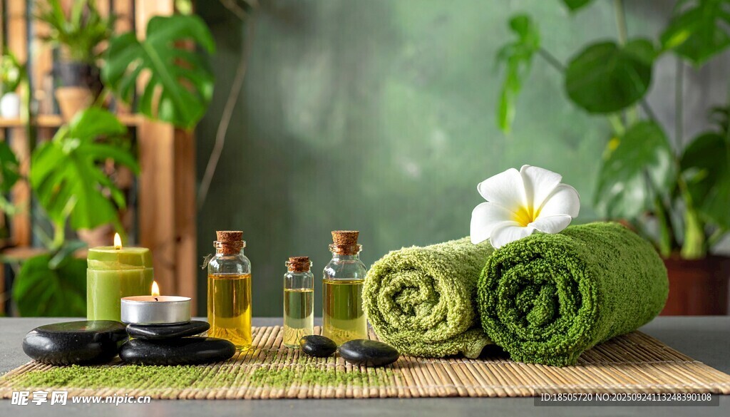 放松身心的水療場(chǎng)景