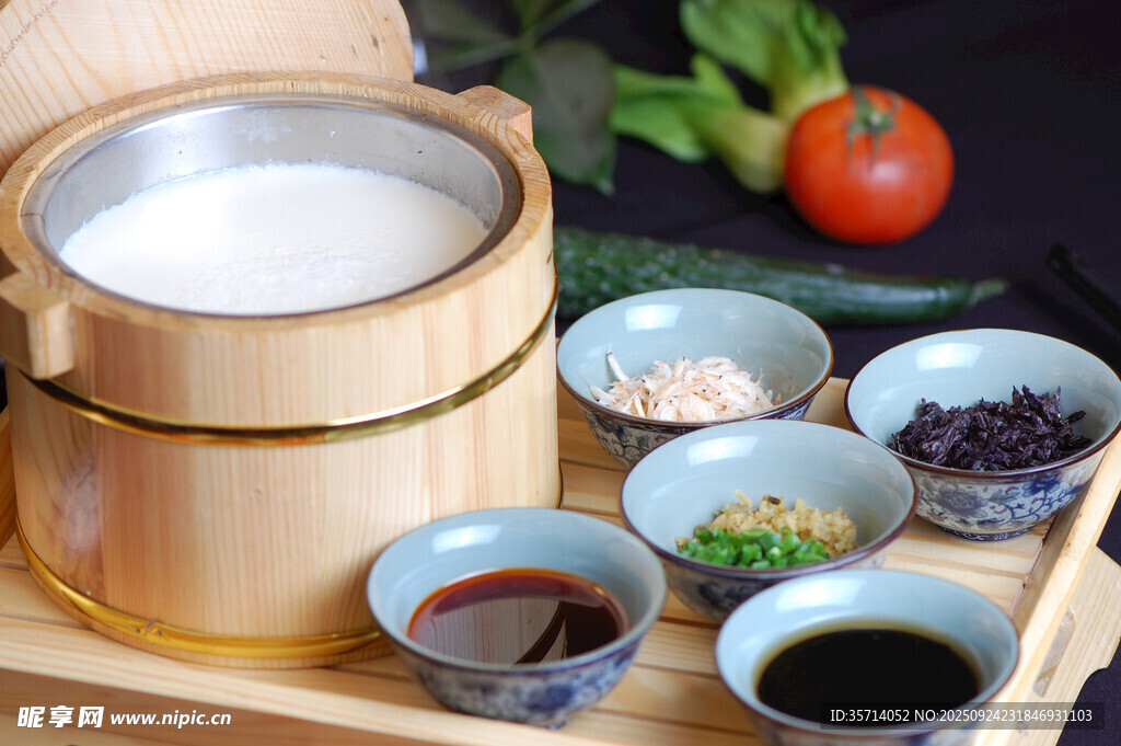 傳統(tǒng)豆?jié){制作及搭配佐料