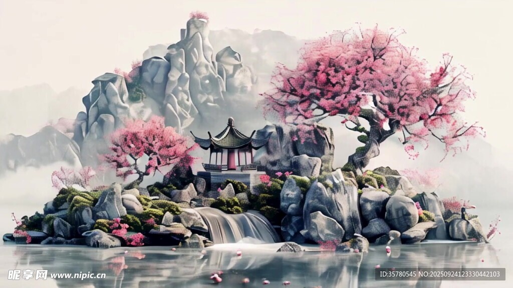 唯美意境卡通視頻素材