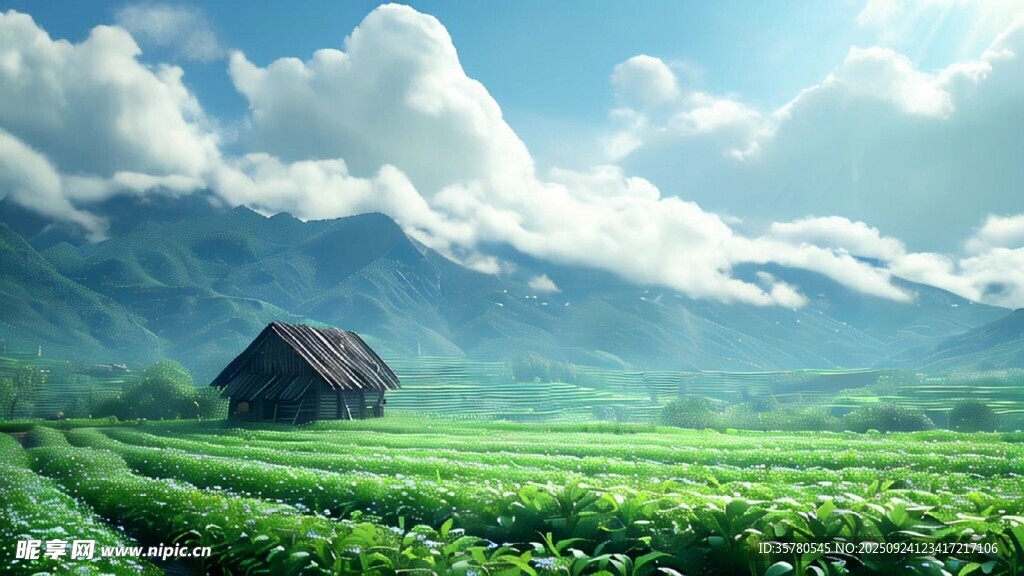 唯美意境卡通視頻素材