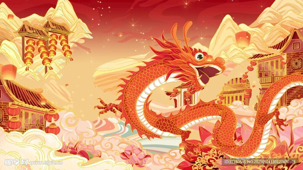 春節(jié)喜慶視頻素材