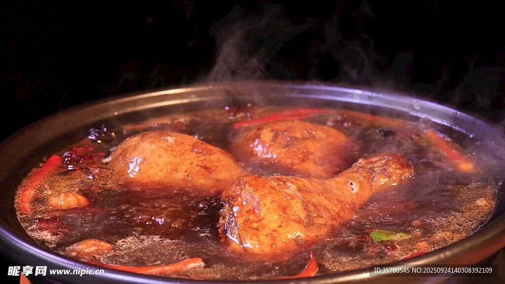 鹵味烹飪視頻素材