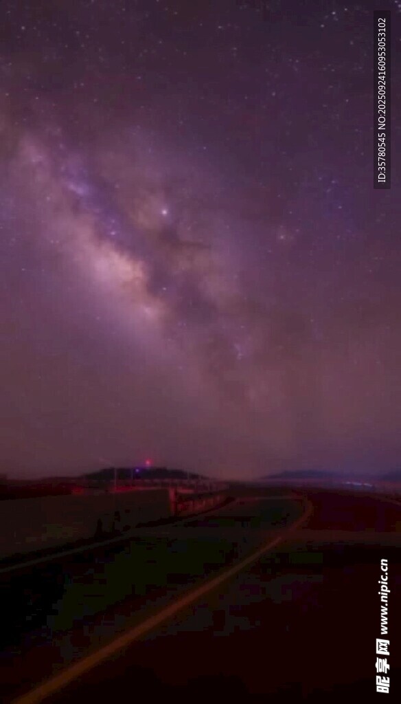 星空下的曠野美景