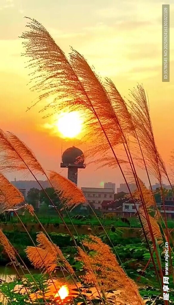 夕陽晚霞云層景觀素材